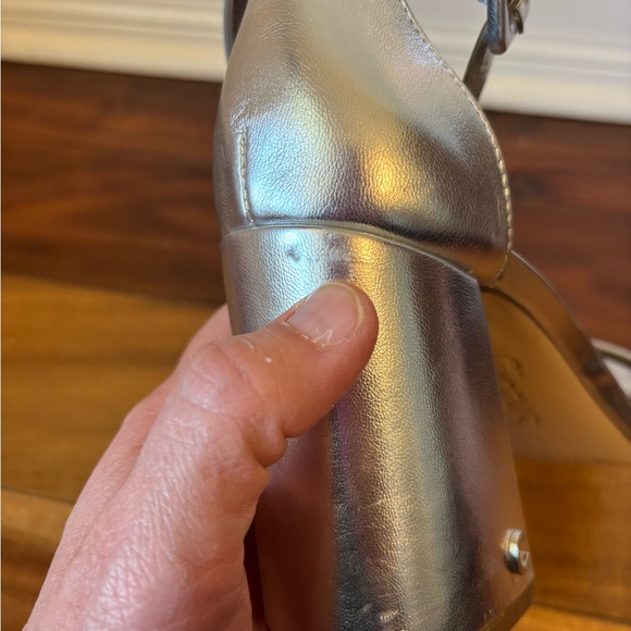 Circus by Sam Edelman Silver Women's Chunky Heels Size 8.5 - Picture 14 of 16